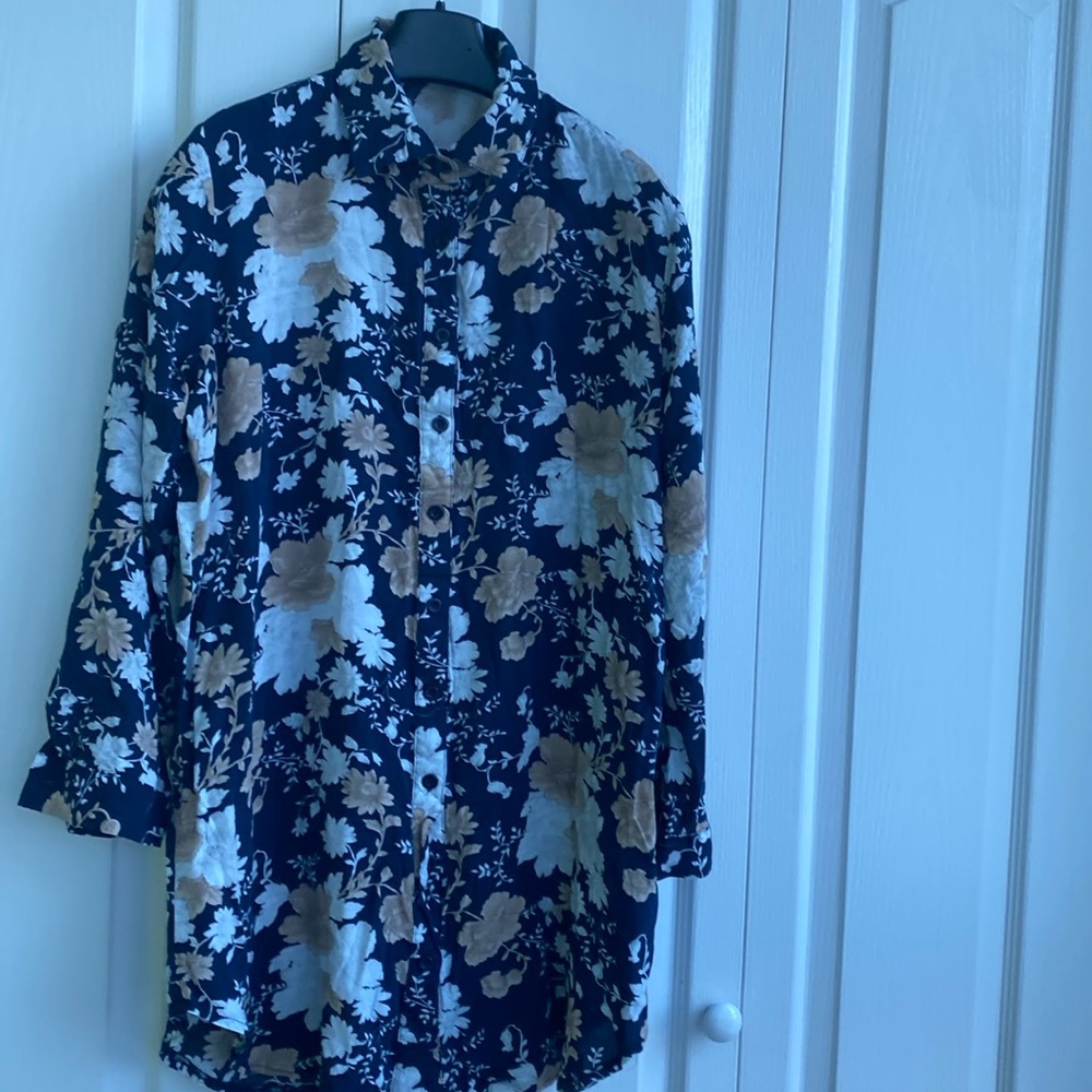 Women’s Blouse, Flowers Print